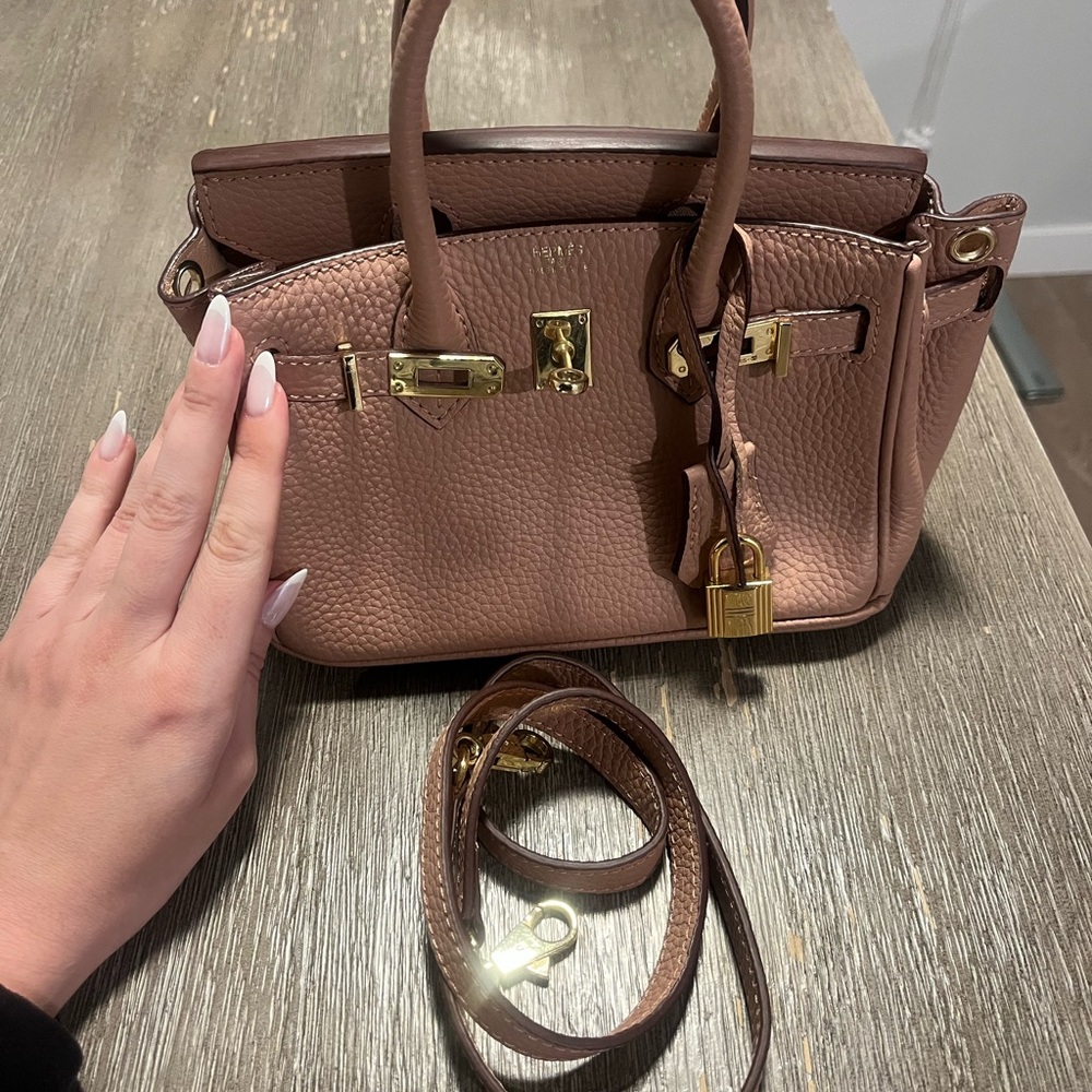 Hermes Dusty Rose Mauve mini Birkin